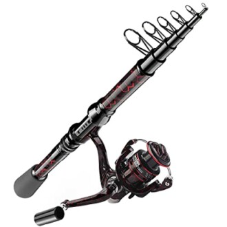 QudraKast Fishing Rod and Reel Combo